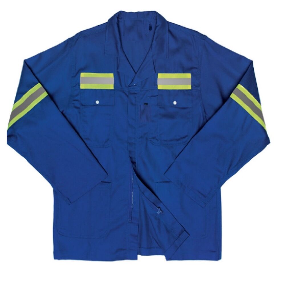 J54 100% Cotton Conti Jacket with Reflective Tape SABS Approved